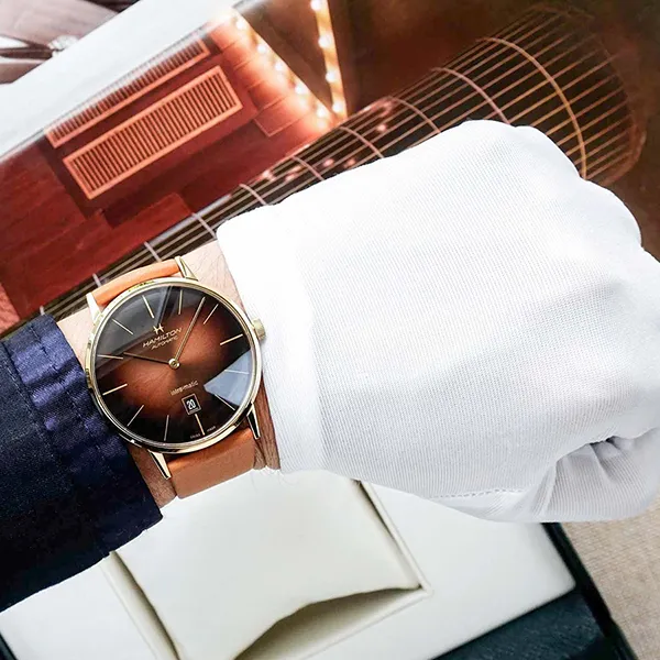 Đồng Hồ Nam Hamilton American Classic H38735501 Màu Nâu Đen - Đồng hồ - Vua Hàng Hiệu