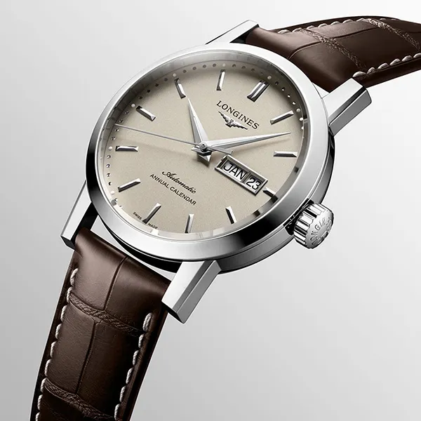 Đồng Hồ Nam Longines Automatic Watch L4.827.4.92.2 Màu Nâu