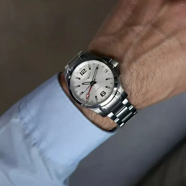 Đồng Hồ Nam Longines Conquest L3.687.4.76.6 Màu Bạc - Đồng hồ - Vua Hàng Hiệu