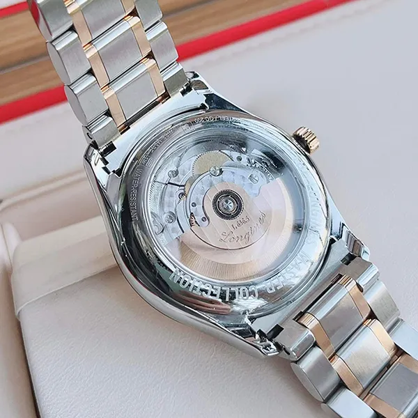 Đồng Hồ Nam Longines Master 18K Watch L2.755.5.97.7 Màu Vàng Hồng/Bạc - Đồng hồ - Vua Hàng Hiệu
