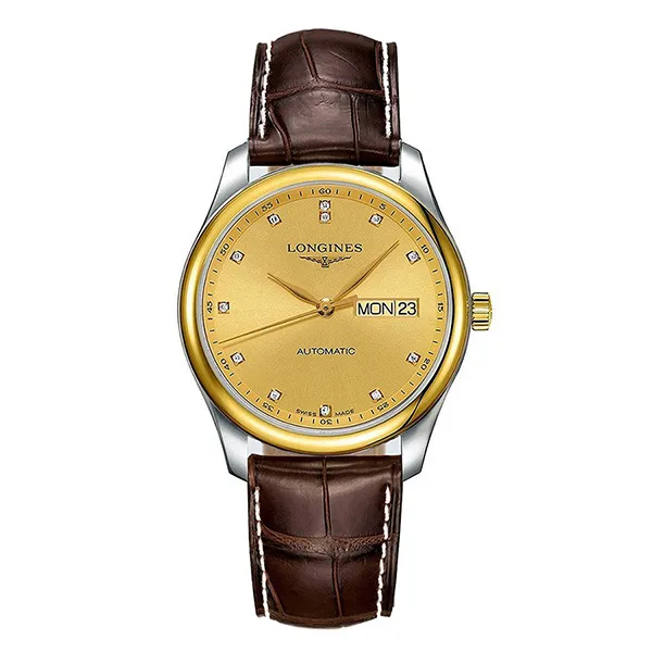 Đồng Hồ Nam Longines Master Automatic Watch L2.755.5.37.3 Màu Nâu/Vàng - Đồng hồ - Vua Hàng Hiệu