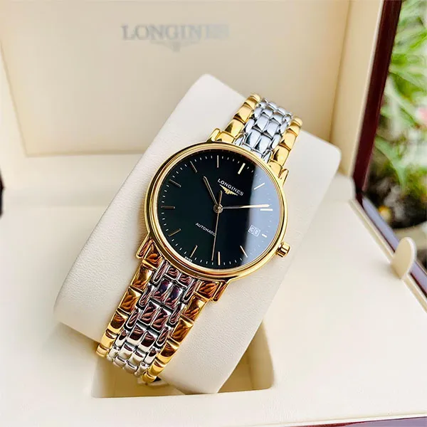 Đồng Hồ Nam Longines Presence L4.821.2.52.7 (L48212527) Màu Vàng Đen
