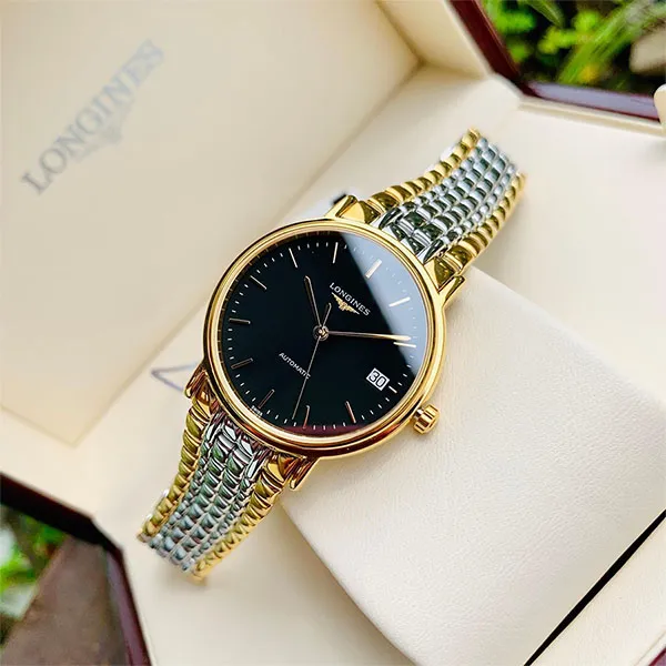 Đồng Hồ Nam Longines Presence L4.821.2.52.7 (L48212527) Màu Vàng Đen