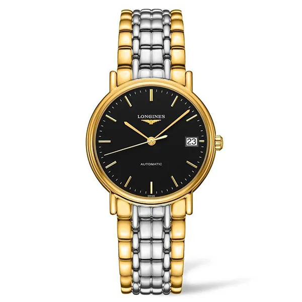 Đồng Hồ Nam Longines Presence L4.821.2.52.7 (L48212527) Màu Vàng Đen