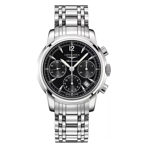 Đồng Hồ Nam Longines Saint-Imier Chronograph L2.752.4.52.6 Màu Bạc/Đen - Đồng hồ - Vua Hàng Hiệu