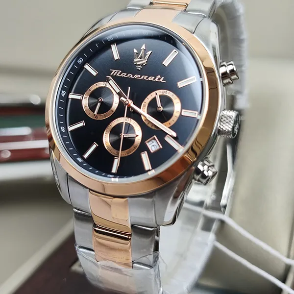 Đồng Hồ Nam Maserati Attrazione R8853151002 Màu Bạc Đen