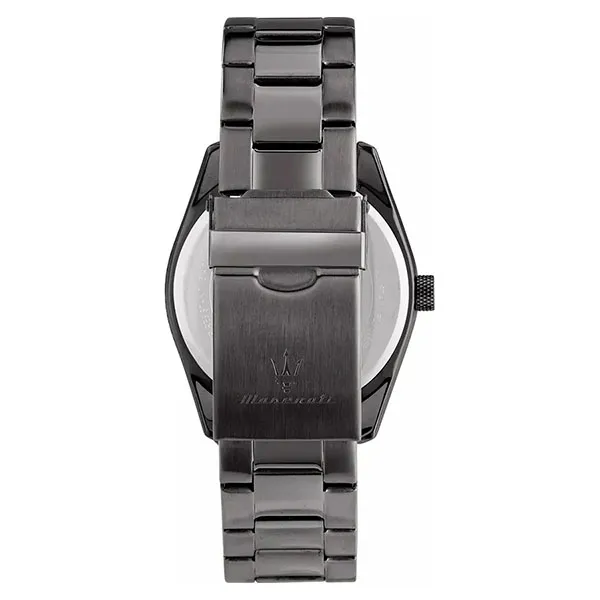 Đồng Hồ Nam Maserati Attrazione Black Dial Black Stainless Steel Strap Quartz Watch R8853151015 Màu Đen