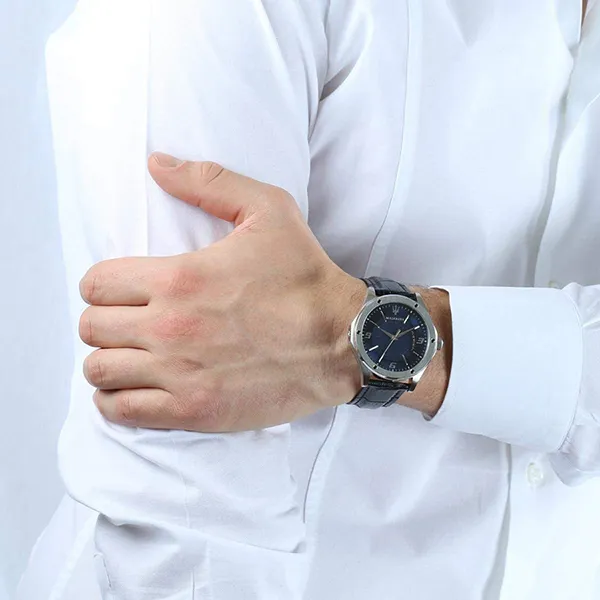 Đồng Hồ Nam Maserati Circuito Quartz Blue Dial R8851127003 42mm Màu Xanh Lam