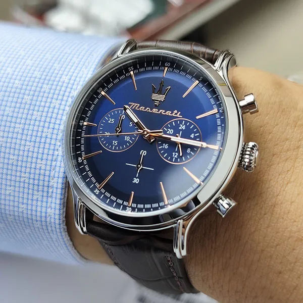 Đồng Hồ Nam Maserati Epoca R8871618014 Màu Xanh Nâu