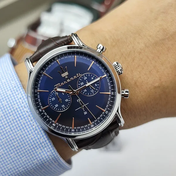 Đồng Hồ Nam Maserati Epoca R8871618014 Màu Xanh Nâu