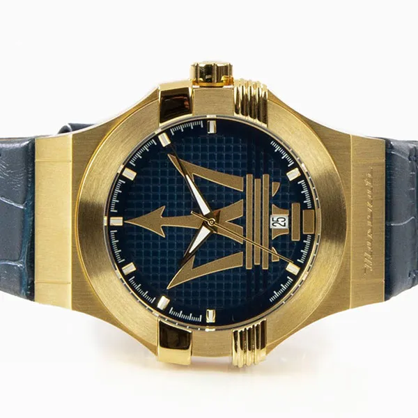 Đồng Hồ Nam Maserati Potenza Blue Dial Gold Case Men’s Watch R8851108035 Màu Xanh - Vàng