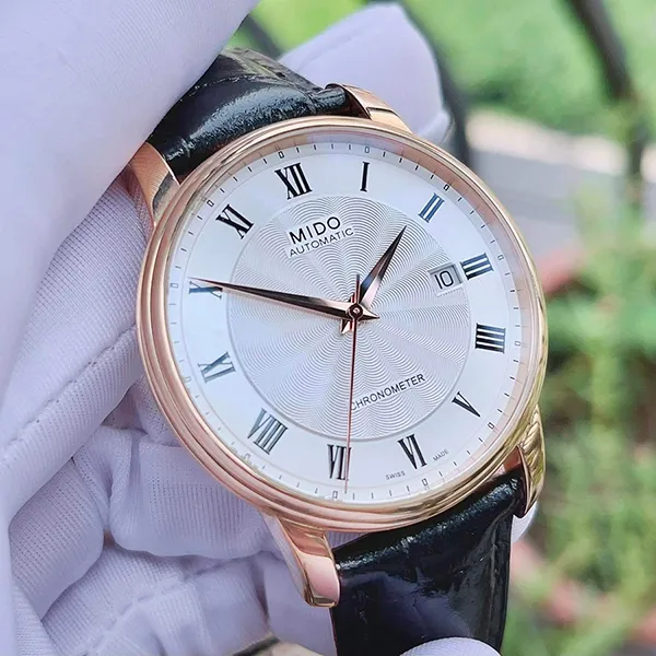 Đồng Hồ Nam Mido Baroncelli III Automatic M901.408.76.033.20 (M9014087603320) Màu Đen Trắng