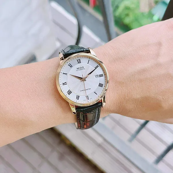 Đồng Hồ Nam Mido Baroncelli III Automatic M901.408.76.033.20 (M9014087603320) Màu Đen Trắng