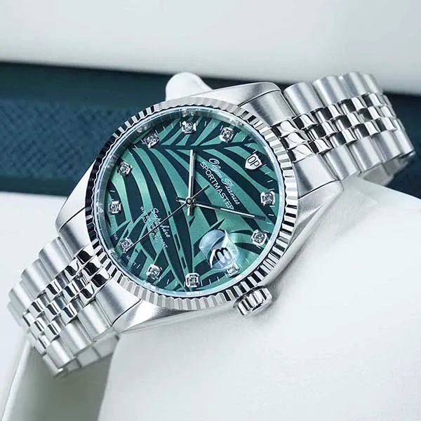 Đồng Hồ Nam Olym Pianus Automatic OP89322AGS-XL Màu Xanh Bạc - Đồng hồ - Vua Hàng Hiệu