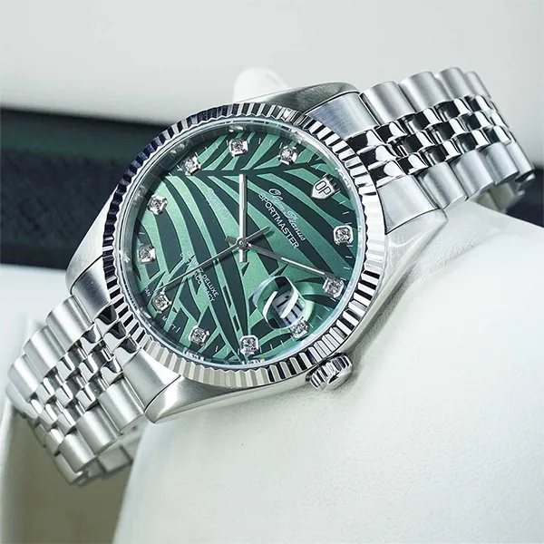 Đồng Hồ Nam Olym Pianus Watch OP89322GS-XL Màu Bạc Phối Xanh Lá - Đồng hồ - Vua Hàng Hiệu