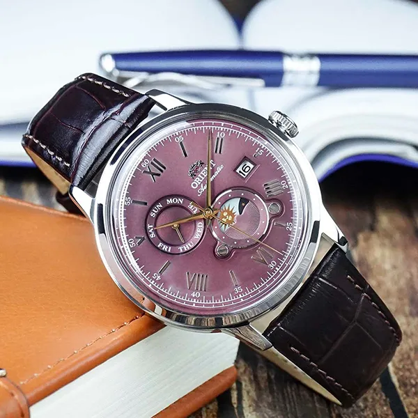 Đồng Hồ Nam Orient Bambino RA-AK0807R30B Màu Nâu