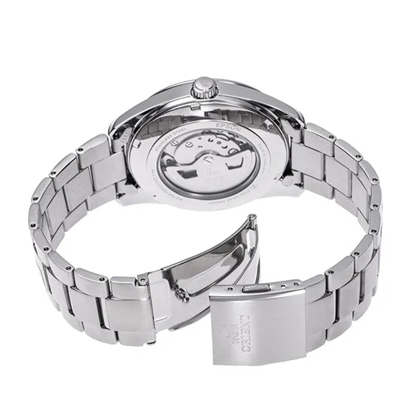 Đồng Hồ Nam Orient Semi Skeleton Small Second RN-AR0008E Màu Bạc/Xanh Lá