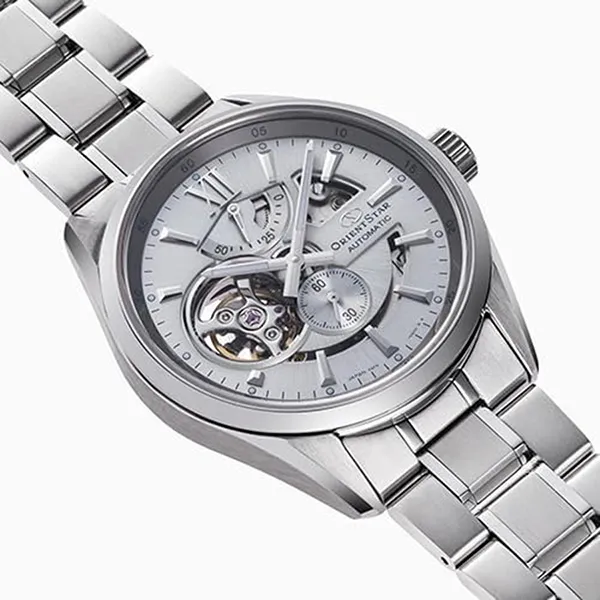 Đồng Hồ Nam Orient Star Contemporary Modern Skeleton Watch RK-AV0125S Màu Bạc