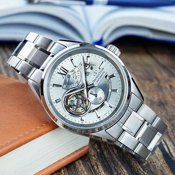 Đồng Hồ Nam Orient Star Contemporary Modern Skeleton Watch RK-AV0125S Màu Bạc