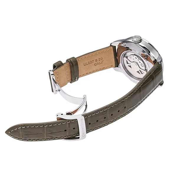 Đồng Hồ Nam Orient Star Layered Skeleton Watch RK-AV0B10G Màu Nâu Rêu