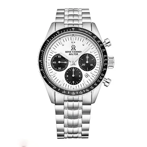 Đồng Hồ Nam Revue Thommen Aviator Chronograph 17000.6132 (170006132) Màu Bạc