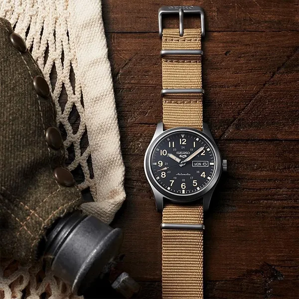 Đồng Hồ Nam Seiko 5 Sports Men's Watch SRPG35K1 Màu Đen - Bạc - Đồng hồ - Vua Hàng Hiệu
