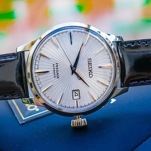 Đồng Hồ Nam Seiko Presage Cocktail Men's Watch SRPB43J1 Màu Bạc