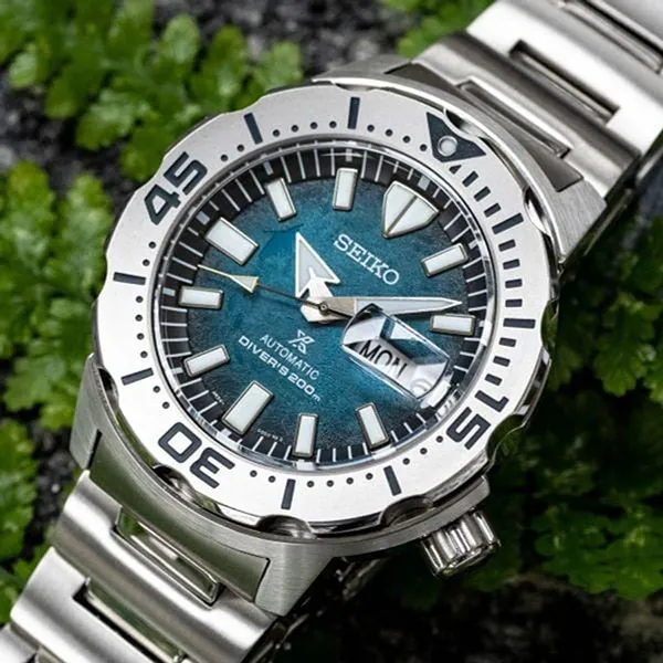 Đồng Hồ Nam Seiko Prospex Automatic SRPH75K1 Màu Xanh Bạc