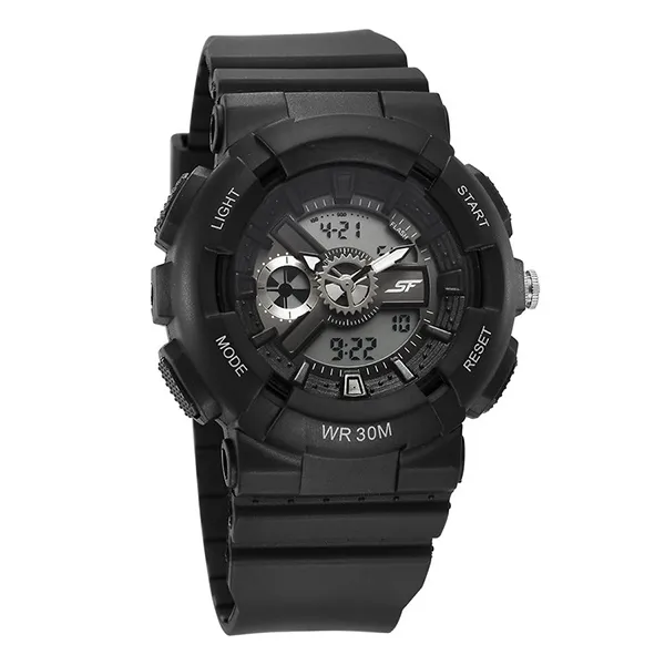 Đồng Hồ Nam Sonata Classic Black Watch With Silver Accents 87057PP05 Màu Đen - Bạc - Đồng hồ - Vua Hàng Hiệu