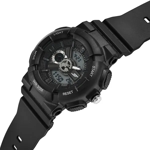 Đồng Hồ Nam Sonata Classic Black Watch With Silver Accents 87057PP05 Màu Đen - Bạc - Đồng hồ - Vua Hàng Hiệu