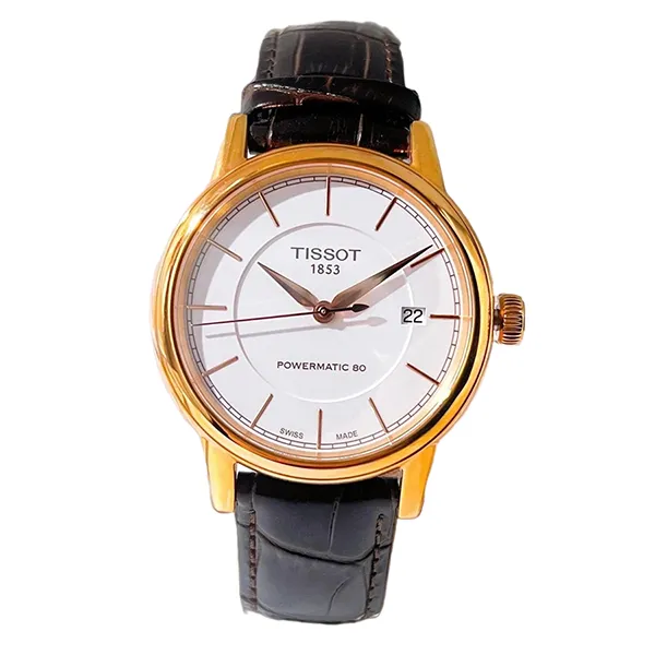 Đồng Hồ Nam Tissot Carson Powermatic 80 T085.407.36.011.00 (T0854073601100) Màu Vàng Đen - Đồng hồ - Vua Hàng Hiệu