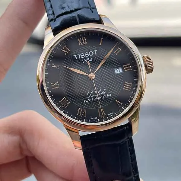 Đồng Hồ Nam Tissot Le Locle Powermatic 80 T006.407.36.053.00 (T0064073605300) Màu Đen