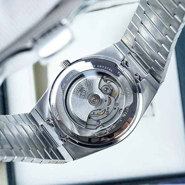 Đồng Hồ Nam Tissot PRX Powermatic 80 T137.407.11.351.01 Màu Bạc Xanh - Đồng hồ - Vua Hàng Hiệu