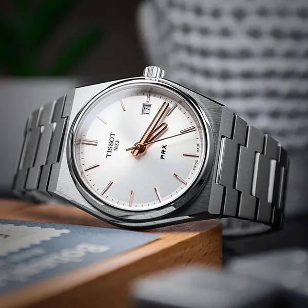 Đồng Hồ Nam Tissot PRX Quartz T137.410.11.031.00 Màu Bạc Trắng