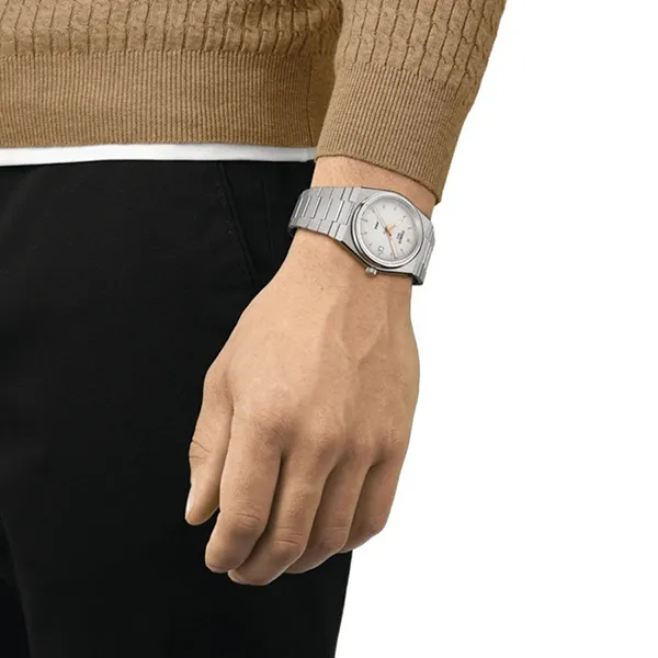 Đồng Hồ Nam Tissot PRX Quartz T137.410.11.031.00 Màu Bạc Trắng