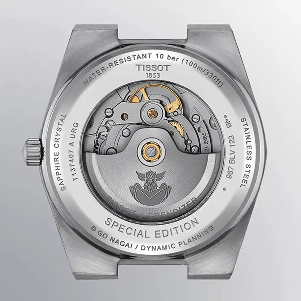 Đồng Hồ Nam Tissot PRX UFO Robot Grendizer T137.407.11.041.02 (T1374071104102) Màu Bạc Xanh
