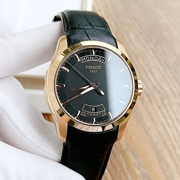 Đồng Hồ Nam Tissot T-Classic Automatic Watch T035.407.36.051.00 Màu Vàng