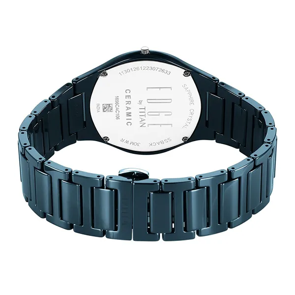 Đồng Hồ Nam Titan Edge Ceramic Quartz Watch With Diamonds 1696QC09 Màu Xanh - Đồng hồ - Vua Hàng Hiệu