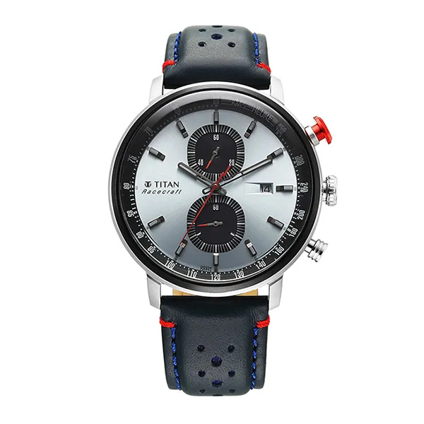Đồng Hồ Nam Titan Men Stainless Steel Round Shape Watches 1857KL02 Màu Xanh