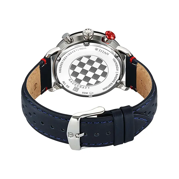 Đồng Hồ Nam Titan Men Stainless Steel Round Shape Watches 1857KL02 Màu Xanh