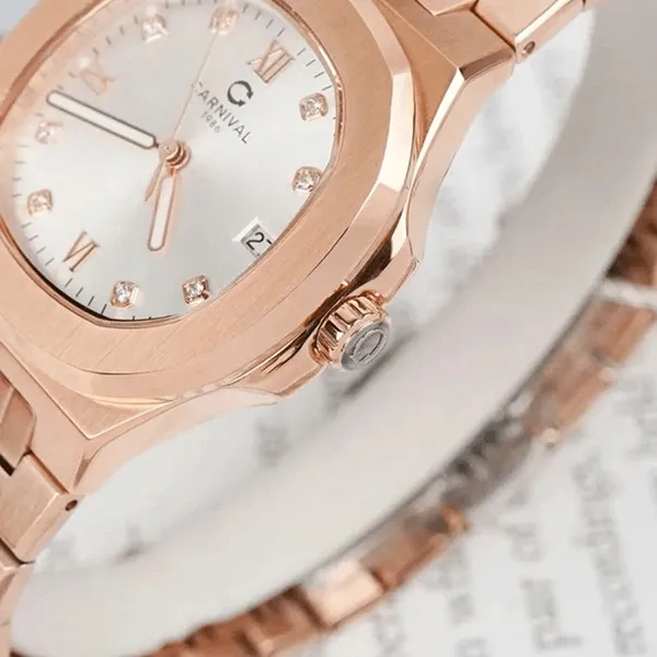 Đồng Hồ Nữ Carnival 34mm 8160-VH-T Màu Vàng Hồng - Đồng hồ - Vua Hàng Hiệu