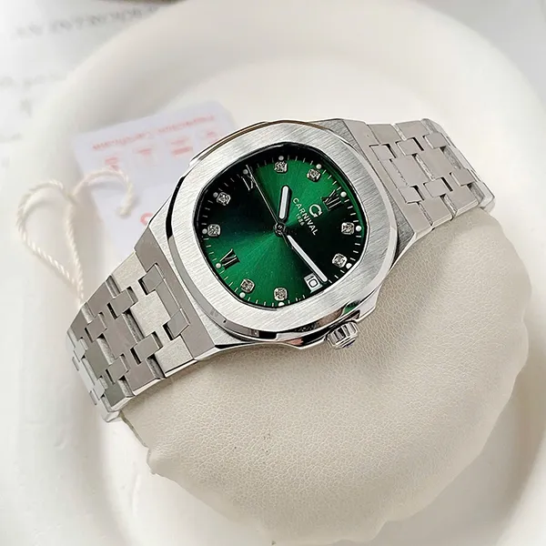 Đồng Hồ Nữ Carnival 34mm 8160L-VT-XL Màu Xanh Bạc - Đồng hồ - Vua Hàng Hiệu