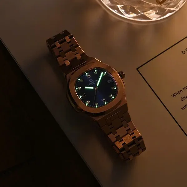 Đồng Hồ Nữ Carnival 34mm Carnival 8160L-VH-X Màu Xanh/ Vàng Hồng - Đồng hồ - Vua Hàng Hiệu