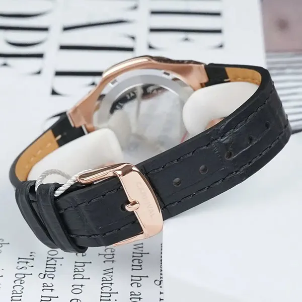 Đồng Hồ Nữ Carnival 8160L-VH-DD-D Màu Đen/ Vàng Hồng - Đồng hồ - Vua Hàng Hiệu