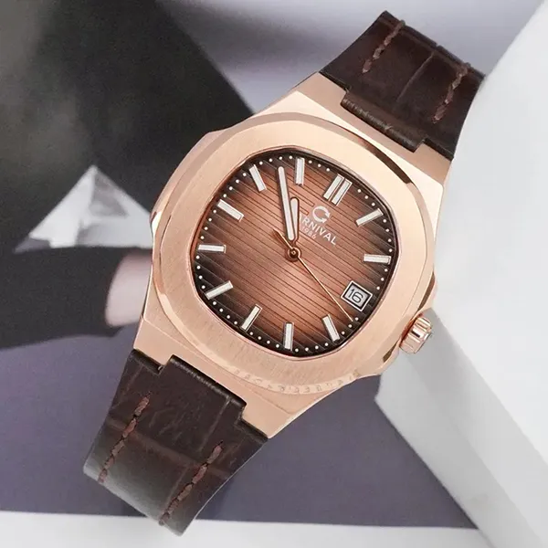 Đồng Hồ Nữ Carnival 8161L-VH-DD-N Màu Nâu/ Vàng Hồng - Đồng hồ - Vua Hàng Hiệu