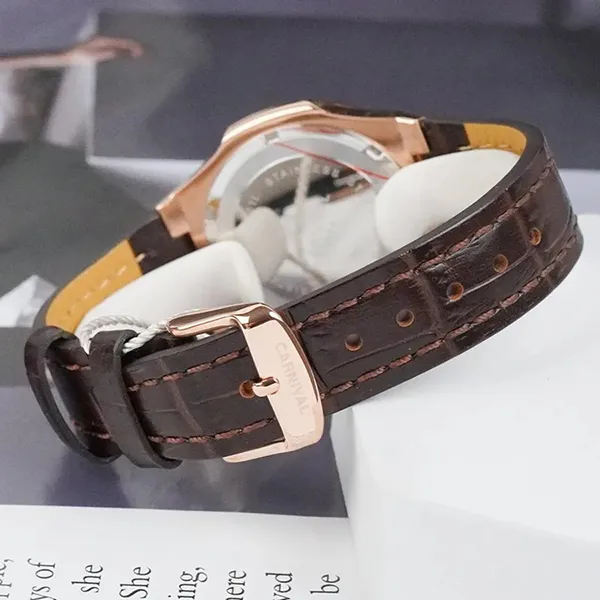 Đồng Hồ Nữ Carnival 8161L-VH-DD-N Màu Nâu/ Vàng Hồng - Đồng hồ - Vua Hàng Hiệu