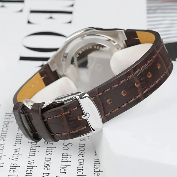 Đồng Hồ Nữ Carnival 8161L-VT-DD-N Màu Nâu Bạc