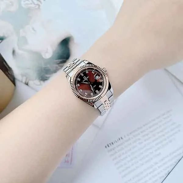 Đồng Hồ Nữ Carnival Quartz 8131L-CH-N ( 8131L ) Màu Nâu - Vàng Hồng