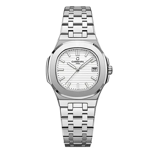 Đồng Hồ Nữ Carnival Quartz Watch 8161L-VT-T Màu Bạc