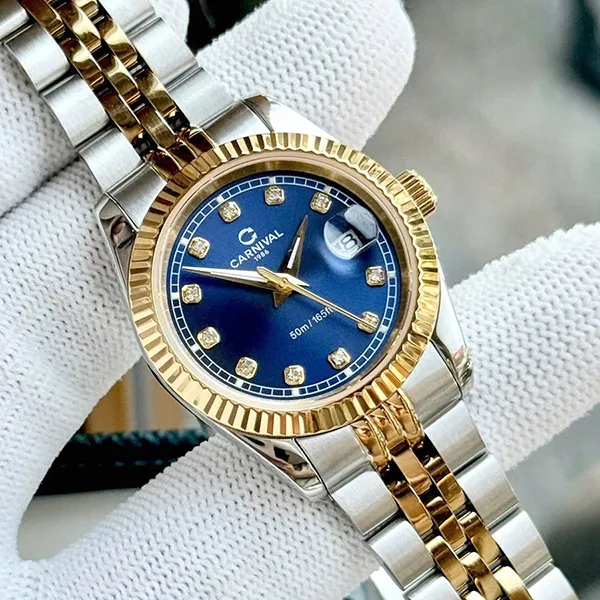 Đồng Hồ Nữ Carnival Watch 8131L-CV-X Màu Bạc